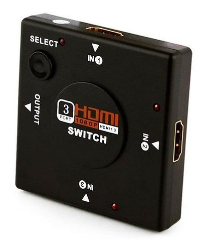 CHAVEADOR SWITCH HDMI  3 PARA 1 S/ CONTROLE