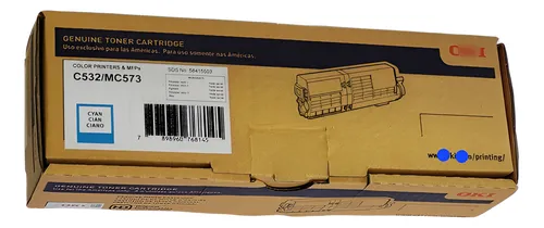 TONER OKIDATA OKI C532 MC573 CIANO 46490603 ORIGINAL CIANO