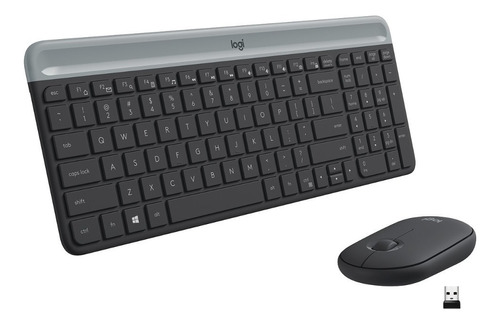 KIT TECLADO E MOUSE LOGITECH MK470 LAYOUT US S/FIO