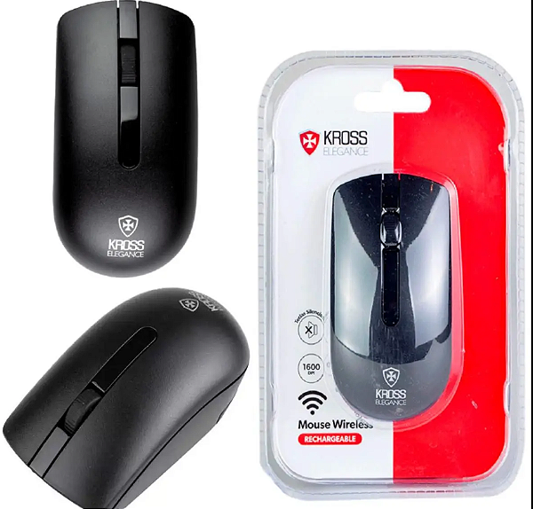 MOUSE KROSS S/FIO KE-M208 PRETO