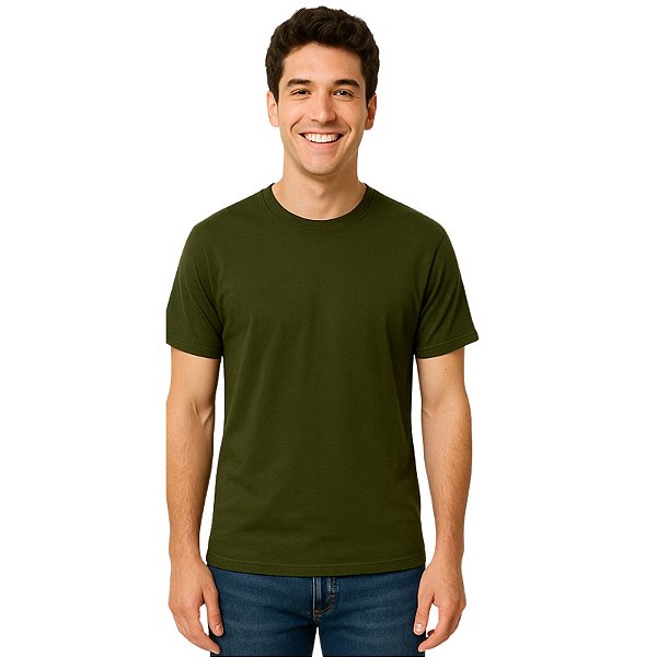 Camiseta Malha Fria PV Verde Musgo