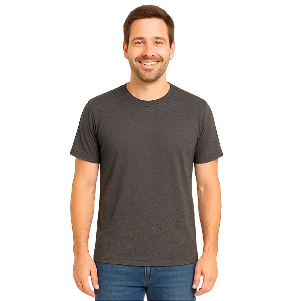 Camiseta Malha Fria PV Preto Mescla