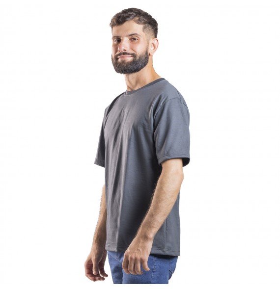 Camiseta Malha Fria PV Preto Mescla