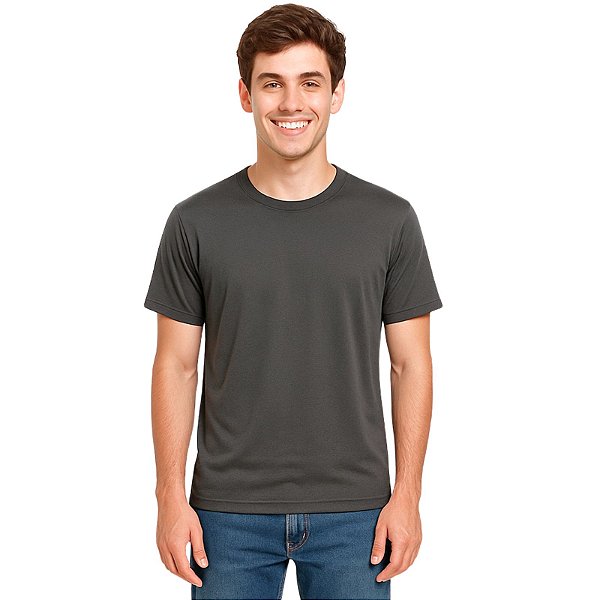 Camiseta Malha Fria PV Cinza Chumbo