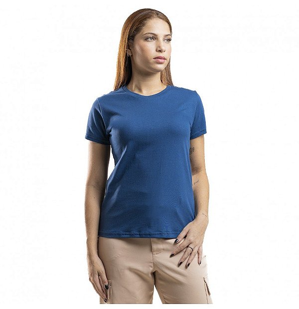 Baby Look Algodão Petróleo Premium Basic