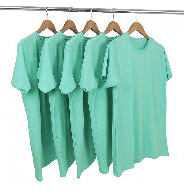 Kit 5 Camisetas Algodão Laguna Premium
