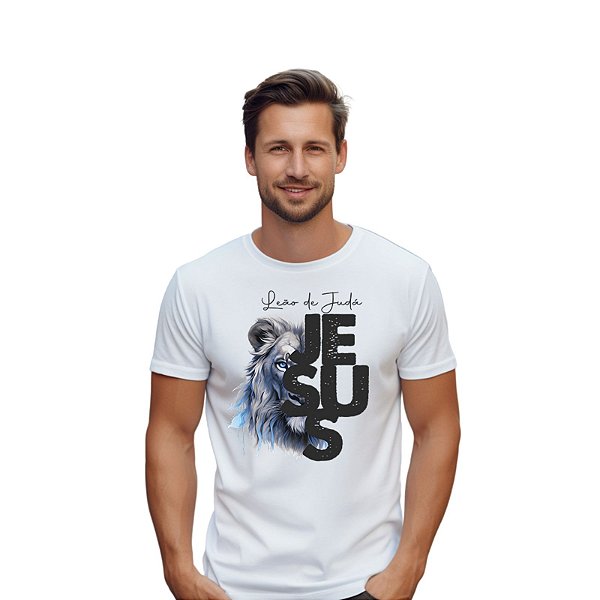 Camiseta Leão de Judá Azul