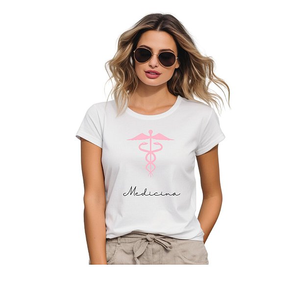 Camiseta Medicina Rosa