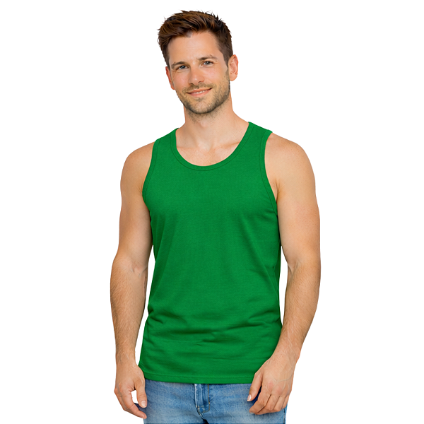 Regata Masculina Verde Bandeira Algodão Premium Tradicional