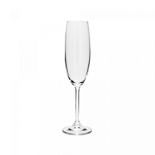 Cj 6 taças cristal ecológico para champagne