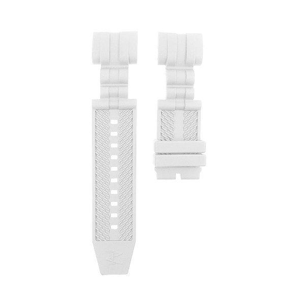 Pulseira para Relógio Compatível com Invicta Reserve Bolt Zeus Men / Jason Taylor Silicone Branco