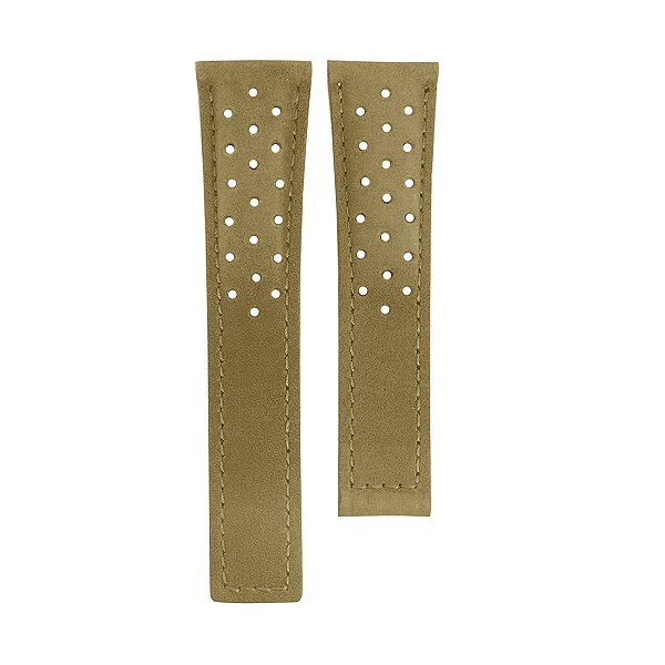 Pulseira Tag Heuer Camurça Premium com Costura 24/20mm