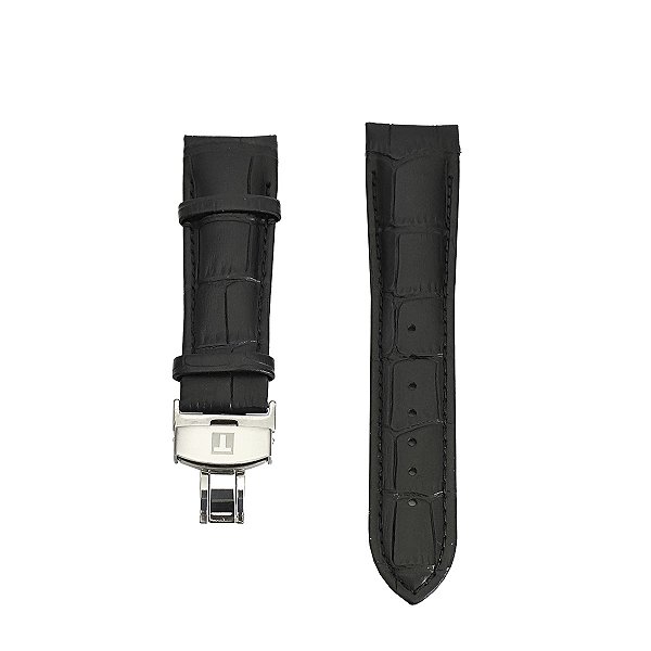 Pulseira Para Relógio Tissot Couro Curvado 23mm c Fecho 20mm