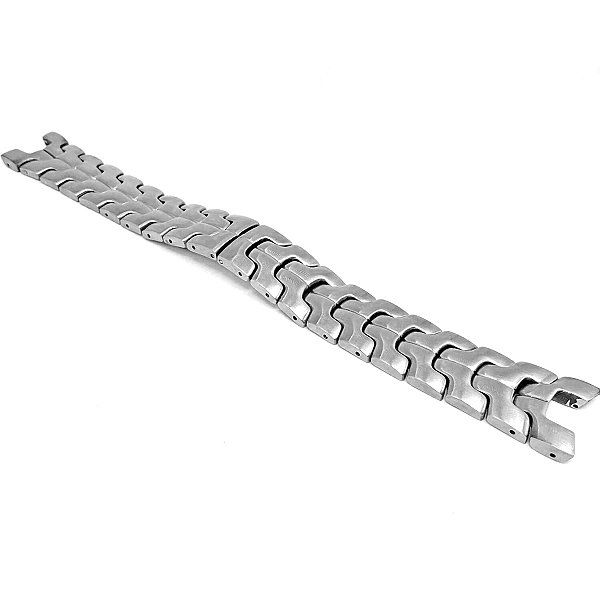 Pulseira Bracelhete para Relógio Compatível com Tag Heuer Link em Aço Escovado Encaixe 21mm