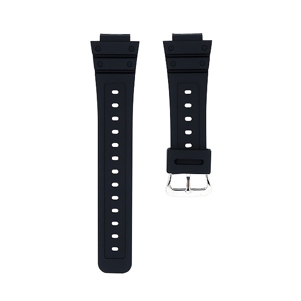 Pulseira para Relógio Compatível com Casio G-Shock Series 5600 Borracha Preto Encaixe de 16mm