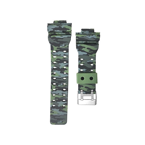 Pulseira Camuflada Silicone Para Casio G-shock Ga-100 GA-110