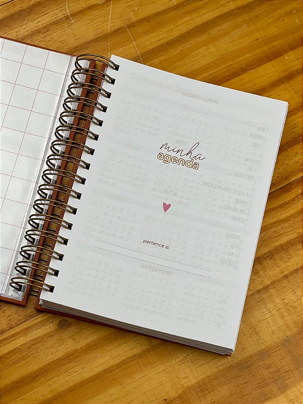 Agenda Permanente A5 | Capa Personalizada