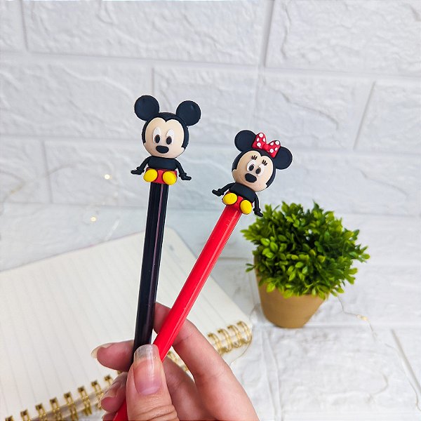 Caneta Mickey e Miney
