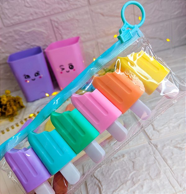 Kit Marca Texto Sorvetinho Picolé