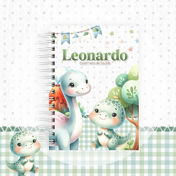 Caderneta da Saúde | Dino Cute