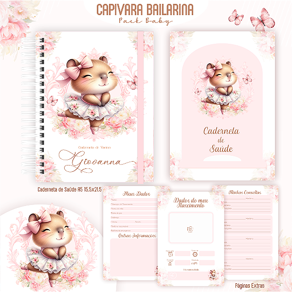 Caderneta da Saúde | Capivara Bailarina