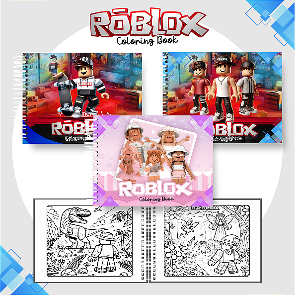 Livro Caderno de Colorir | Roblox