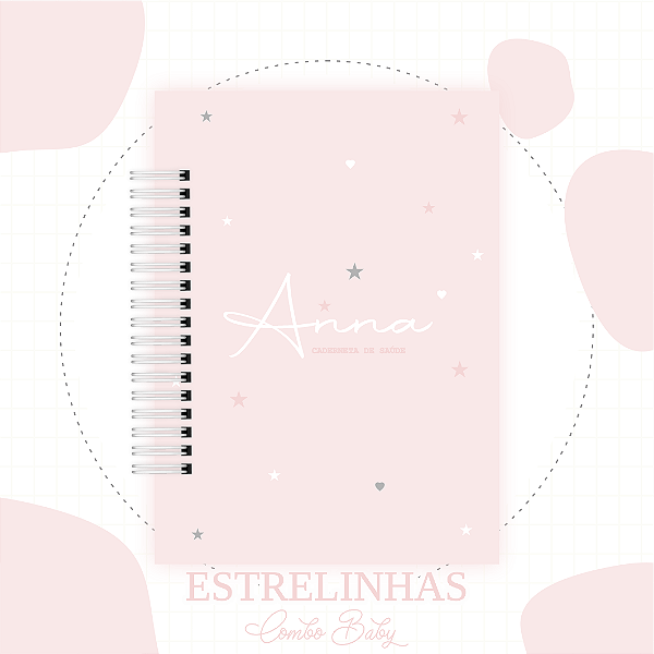 Caderneta da Saúde | Estrelinhas Rosa