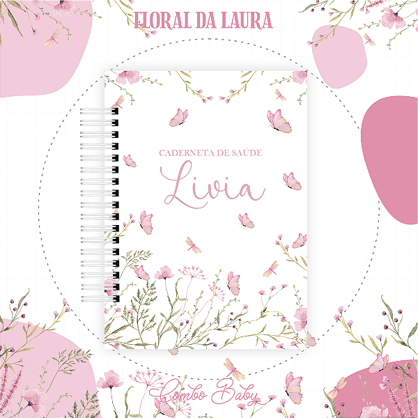 Caderneta da Saúde | Floral Delicado