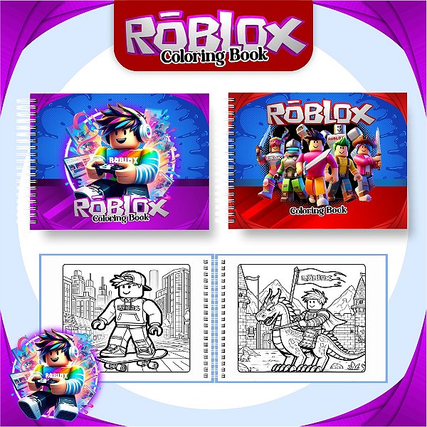 Livro Caderno de Colorir | Roblox 2.0