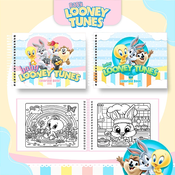 Livro Caderno de Colorir | Baby Looney Tunes