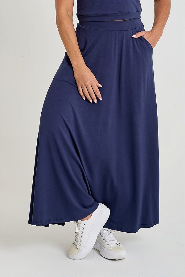 Saia Longa Azul