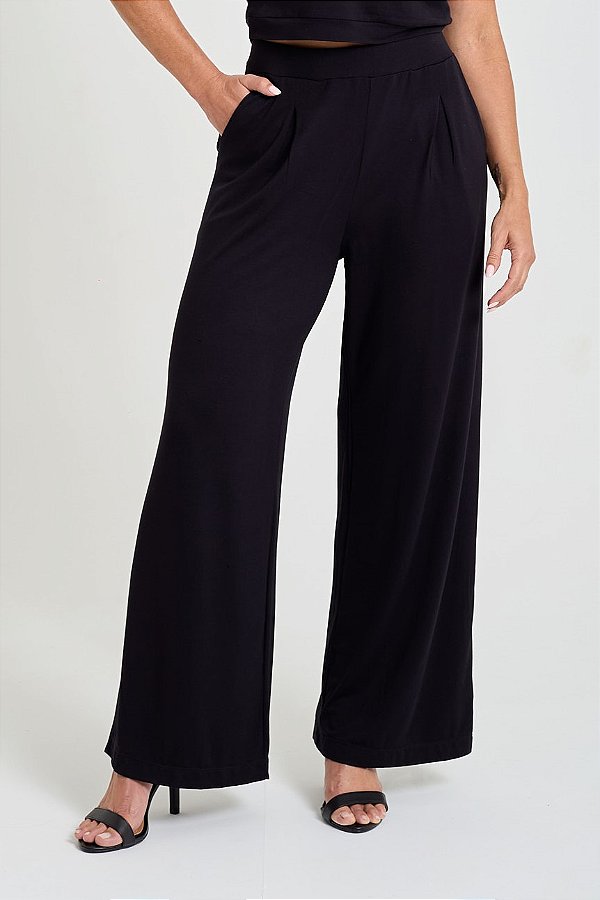 Calça Wide - preta