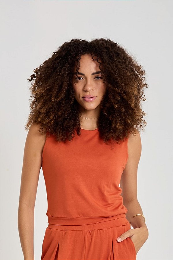 Cropped tomas - Terracota
