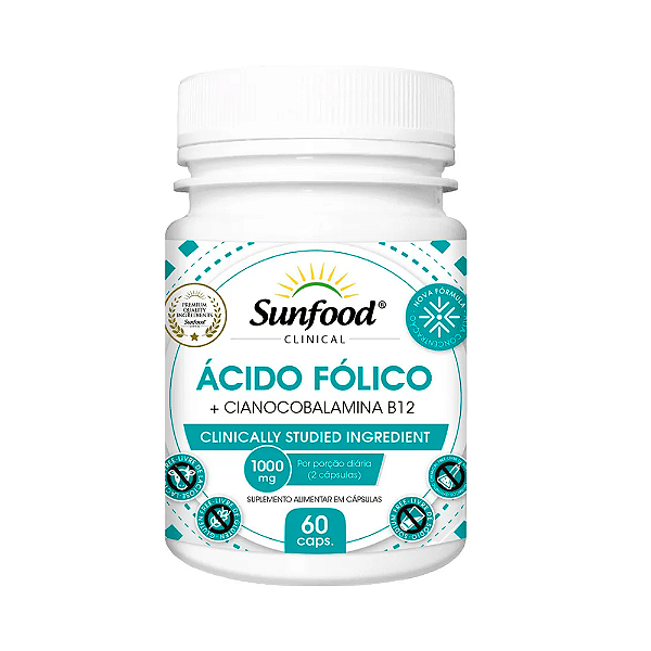 ÁCIDO FÓLICO - SUNFOOD