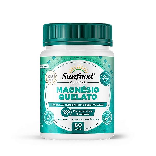 MAGNÉSIO QUELATO - SUNFOOD