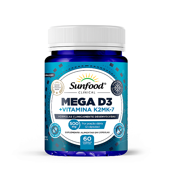 MEGA D3 +VIT. K2MK-7- SUNFOOD