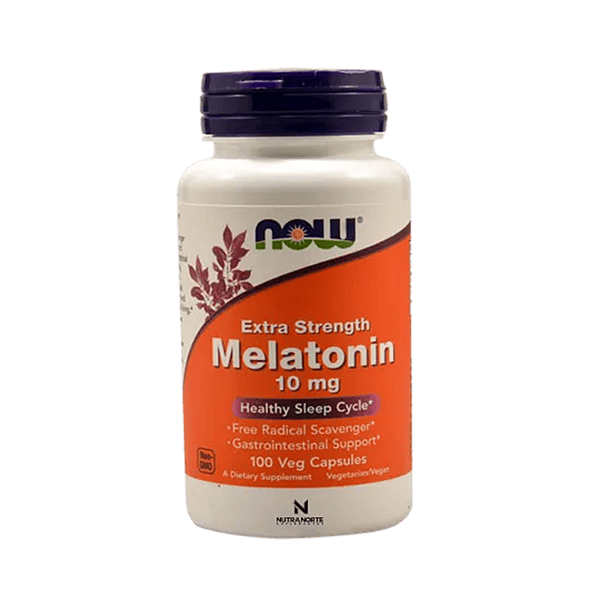 MELATONIN 10 MG - 100 CÁPSULAS - NOW
