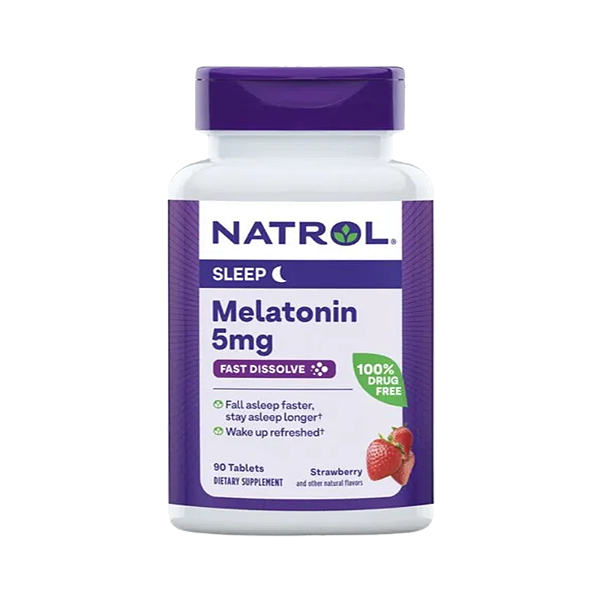 MELATONIN 5MG - 90 TABLETES -  NATROL