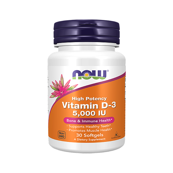 VITAMIN D-3 5,000 IU - NOW