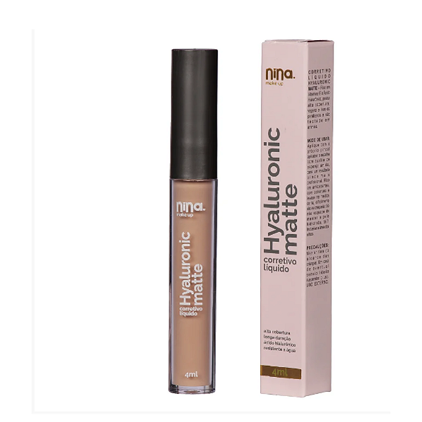 CORRETIVO LIQUIDO HYALURONIC MATTE - NINA MAKEUP