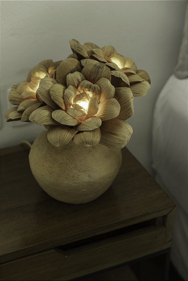 Luminária Flores de Vaso