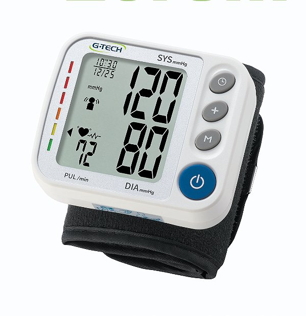 Aparelho de Pressão Digital de Pulso Automático GP400 - G-Tech