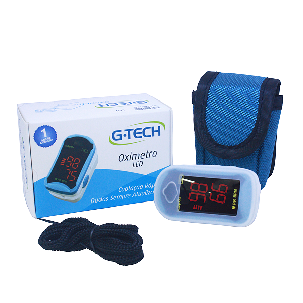 Oxímetro Digital Portátil De Dedo De Pulso Led G-tech