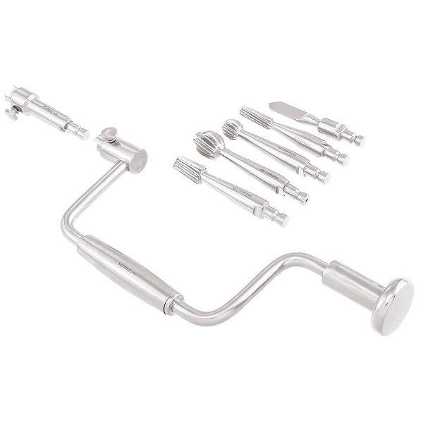 Perfurador Hudson Completo P/ Cirurgia Óssea - ABC Instrumentos