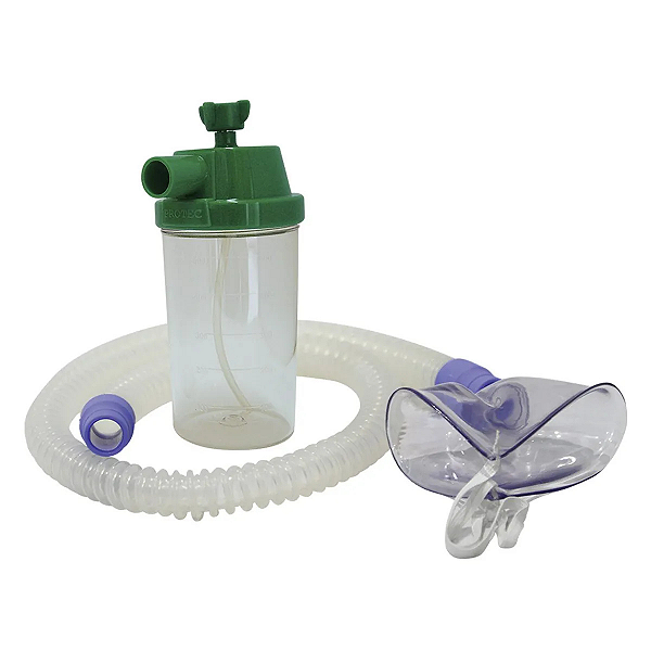 Conjunto Nebulização Silicone Adulto de Oxigênio 1200mm