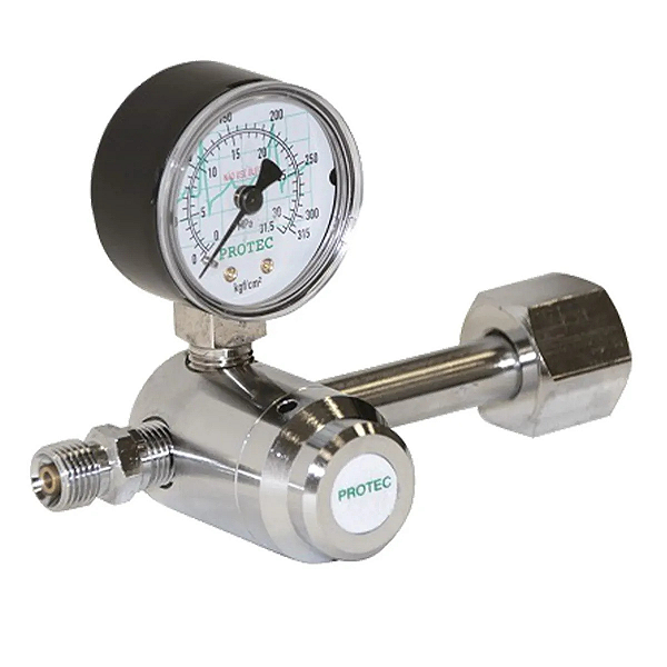 Válvula Redutora De Cilindro Cabo Longo de Oxigênio - Protec