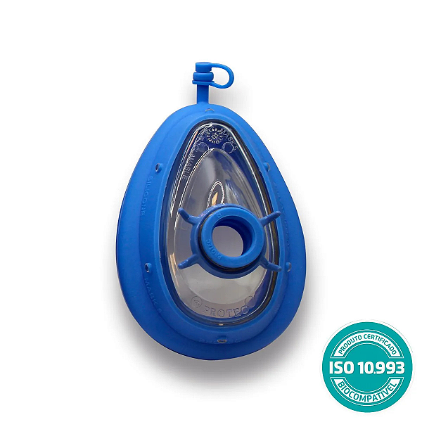 Máscara Coxim Inflável em Silicone Adulto Obeso Autoclavável - Protec