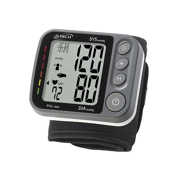 Aparelho de Pressão Digital Automático de Pulso com Sensor 3D GP450SP - G-Tech