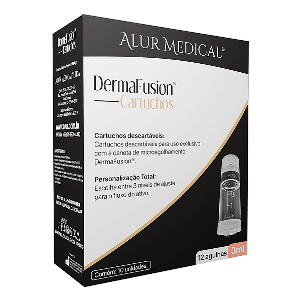 Cartuchos Descartáveis 12 Agulhas Para Caneta de Microagulhamento - Dermafusion