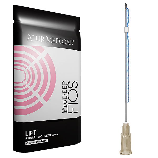 Fios de PDO Tração/Lift Cutting Cog 19G 100mm 150mm - Pack com 4 Unidades